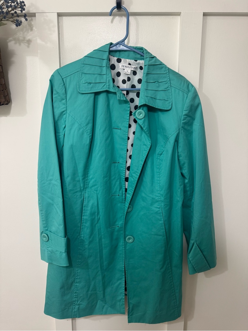 Pendleton Trench Coat - Medium